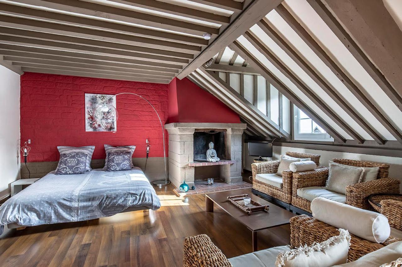 Au Coeur De Sainte Catherine Honfleur Exterior foto